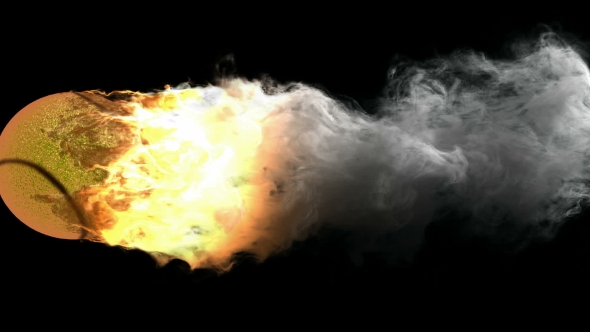 Burning Tennis Ball alt