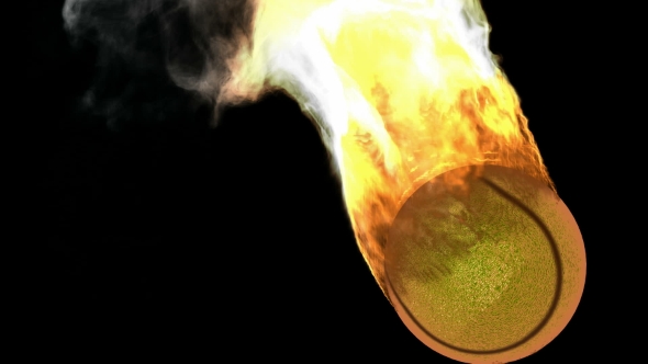 Burning Tennis Ball alt
