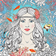 Mermaid Girl Among Corals and Fishes - GraphicRiver Item for Sale