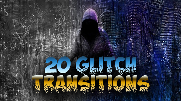 Glitch Transitions pack alt