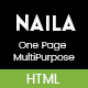 Naila - One Page MultiPurpose Template - ThemeForest Item for Sale