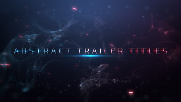 Abstract Trailer Titles