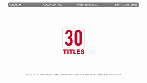 Modern Titles II alt