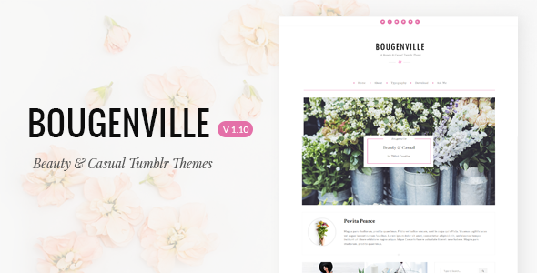 Bougenville | Piękny i swobodny motyw Tumblr