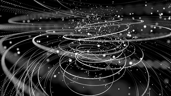 Rotating White Lines and Particles alt