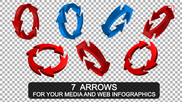 3D Arrow pack