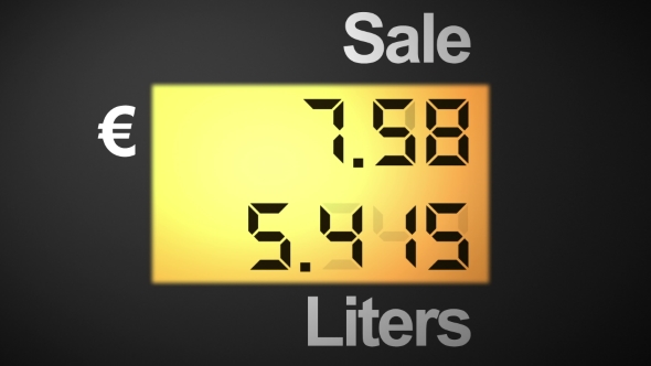 Fuel Station Pump Display