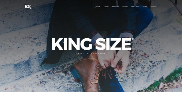 King Size || Creative Portfolio Template