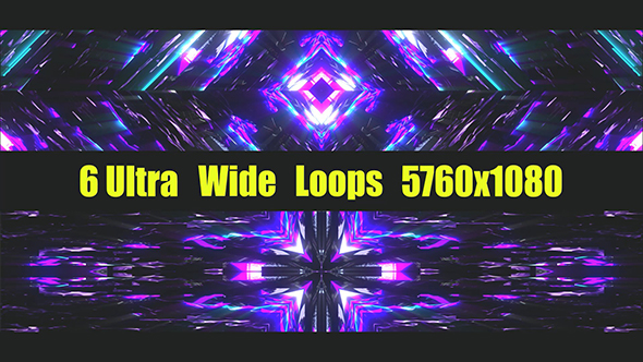 Purple Flashes Loops Pack I