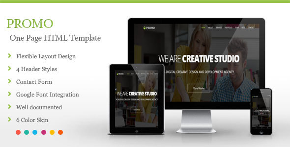 Promo - One Page HTML Template