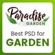 Paradise Garden - Gardening and Landscaping PSD Template - ThemeForest Item for Sale