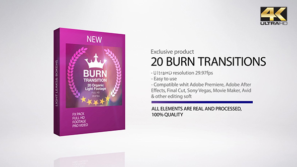 Burn Transitions 4K alt