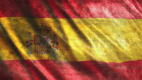 Spain Flag Grunge