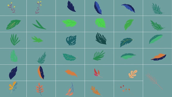 Animated Flowers for Motion Graphics Pack alt