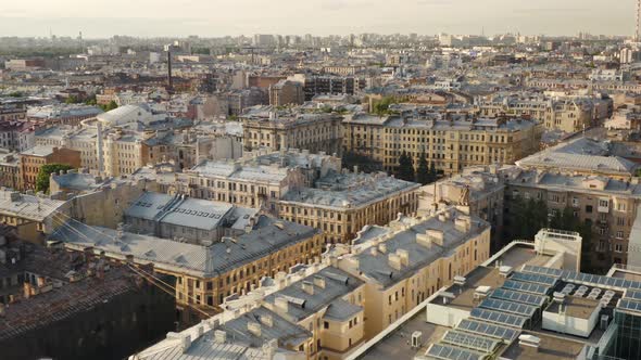 Roofs in Saint Petersburg