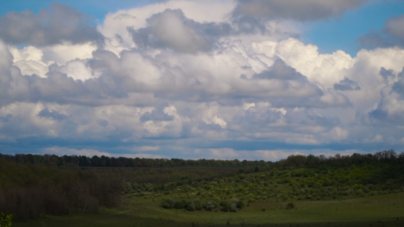 Beautiful Summer Cloudy  Video