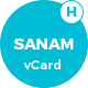 Sanam - Resume / Cv / vCard Template - ThemeForest Item for Sale