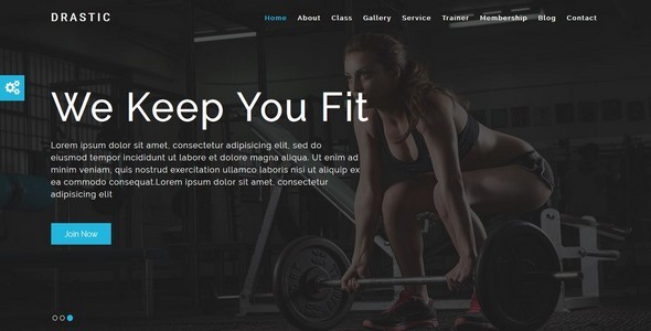 Drastic-Gym & Health Care Html5 Template