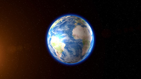 Seamless Rotating Earth