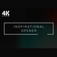 Inspirational Opener - VideoHive Item for Sale