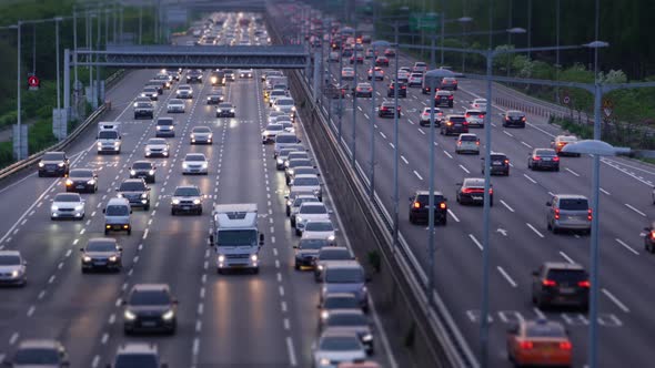 Automobile Roads Night Traffic