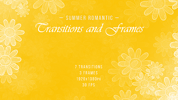Summer Romantic Transitions and Frames alt
