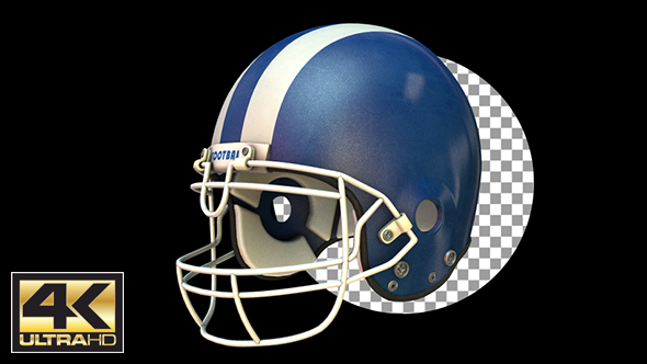 American Football Helmet Animation Ultra HD
