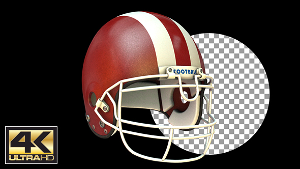 American Football Helmet Animation Ultra HD
