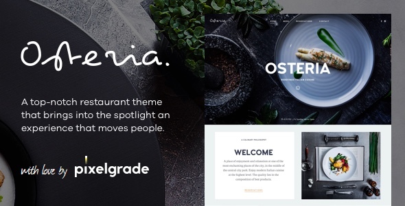 Osteria - An Engaging Restaurant WordPress Theme