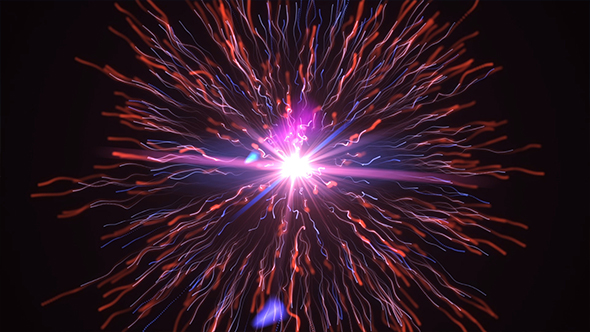 Explosion Particle Light Background alt