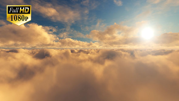Flight Through Clouds 12