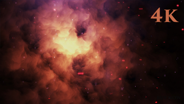 Spark and Smoke Particle Background