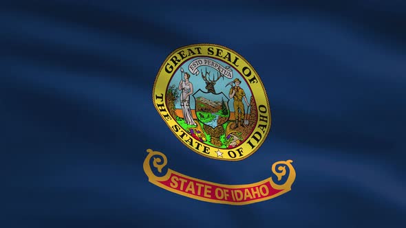 Idaho State Flag Background 4K