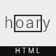 Hoary - Minimal Blog HTML Template - ThemeForest Item for Sale