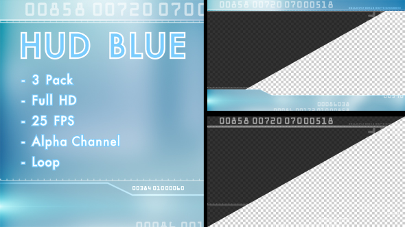 HUD Blue Template