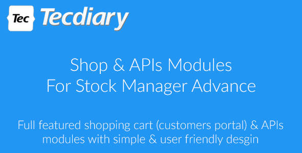 Kupuj (koszyk) i moduły API dla programu Stock Manager Advance
