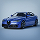 Vray Ready Alfa Romeo Giulia Car - 3DOcean Item for Sale