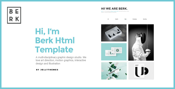 Berk - Minimal & Cool Portfolio Template