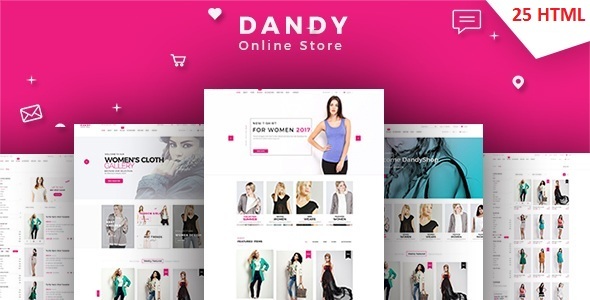 DANDY - Multi-Purpose eCommerce Shop Template