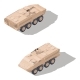Modern Infantry Combat Vehicle Isometric Icon Set - GraphicRiver Item for Sale