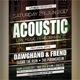 Acoustic Music Flyers / Poster - GraphicRiver Item for Sale
