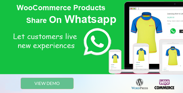 Woocommerce Products Share On Whatsapp