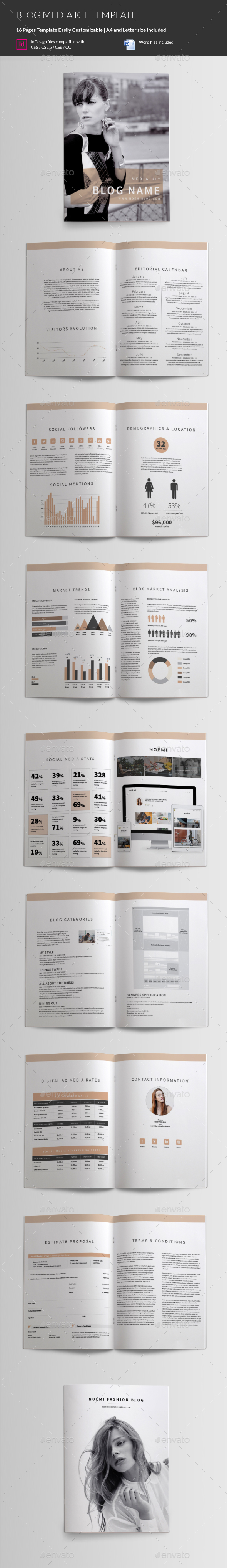 Advertising Media Kit Graphics Designs Templates