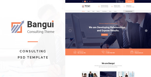 Bangui : Consulting PSD Template