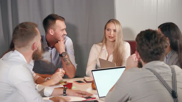 Collegues on a Business Meeting