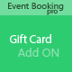 Event Booking Pro : Gift Card Addon - CodeCanyon Item for Sale