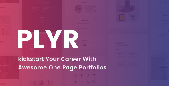 PLYR - One Page Portfolios For Everyone
