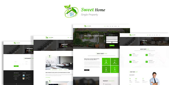 Sweet Home - Single Property PSD Template