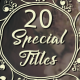 Custom Wedding Titles - VideoHive Item for Sale