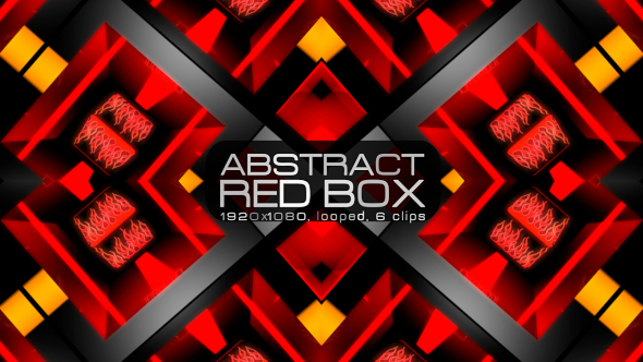 Abstract Red Box VJ Pack